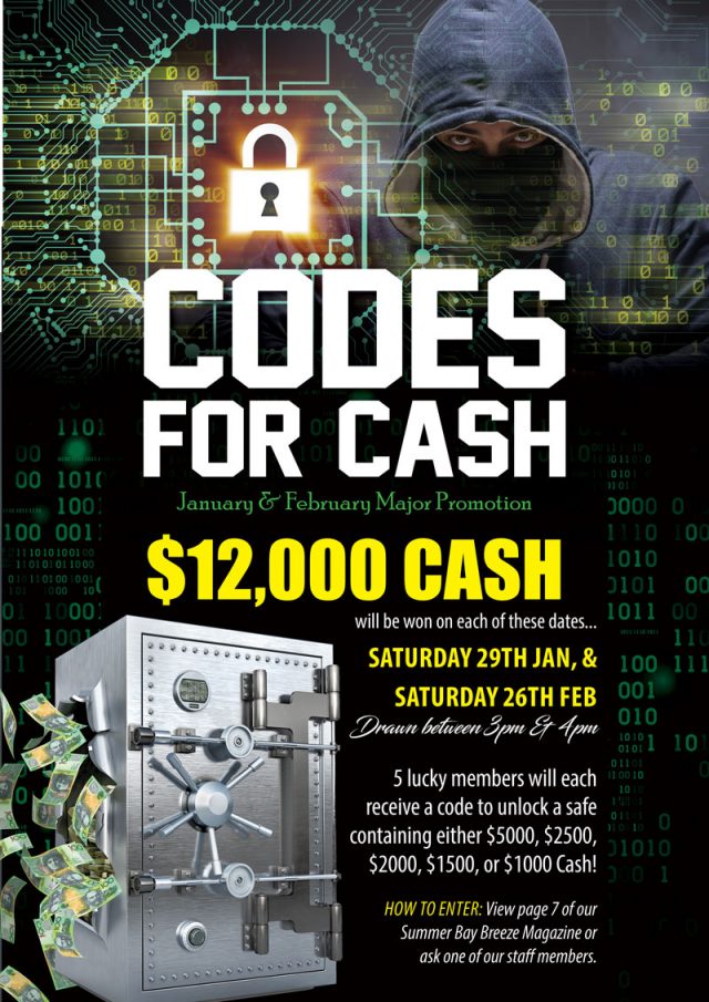 CODES FOR CASH