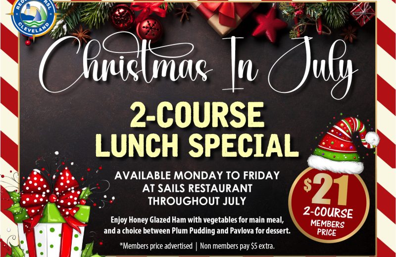 Christmas In July 2-Course Lunch Special